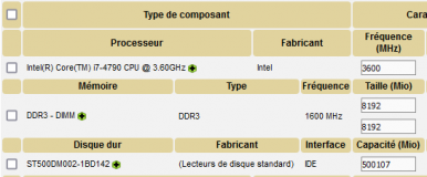 Photo détaillant le don Lot de 16 unités centrales DELL Precision T1700