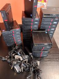 Photo détaillant le don Lot de 35 PC Lenovo M710Q Tiny