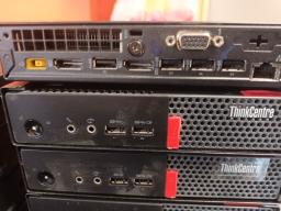 Photo détaillant le don Lot de 35 PC Lenovo M710Q Tiny