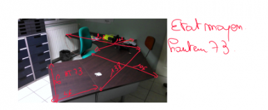 Photo détaillant le don Ensemble bureau (R+1 pièce 2)