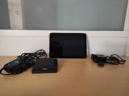 Photo détaillant le don Lot de 4 Tablettes HP Elite Pad 1000 G2 + 5 station d'accueil