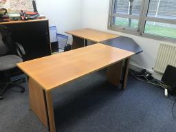 Photo détaillant le don Bureau d'angle