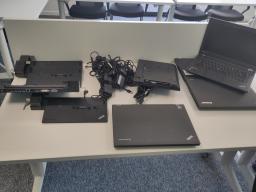Photo détaillant le don PC portable Lenovo L440 – lot de 5