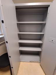 Photo détaillant le don Armoire forte
