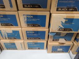 Photo détaillant le don lot cartouches epson 1160, 1164, 1165, 1161, 1162 et 1159 pour imprimantes C2800