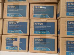 Photo détaillant le don lot cartouches epson 1160, 1164, 1165, 1161, 1162 et 1159 pour imprimantes C2800