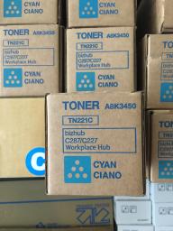 Photo détaillant le don Toners neufs pour imprimante KONICA MINOLTA C287 / C300