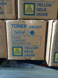 Photo détaillant le don Toners neufs pour imprimante KONICA MINOLTA C287 / C300