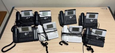 Photo détaillant le don Alcatel-Lucent téléphones séries 80XX et 40XX
