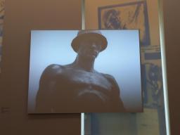 Photo détaillant le don Panneau support pour vidéo-projection