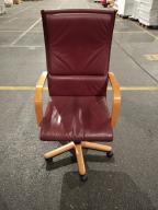 Photo détaillant le don Fauteuil de direction en skaï