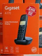 Photo détaillant le don Lot de 14 téléphones noirs de marque GIGASET modèle A170 neufs.