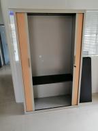 Photo détaillant le don Lot de 6 armoires hautes, largeur 120 cm et 100 cm