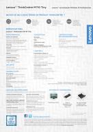 Photo détaillant le don Lot de 46 M710 Tiny Lenovo Thinkcentre