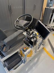 Photo détaillant le don Simulateur de conduite