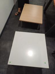 Photo détaillant le don 2 tables basses