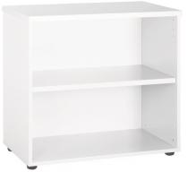 Photo détaillant le don Bibliothèque basse blanche