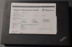 Photo détaillant le don Lot de 18 portables LENOVO